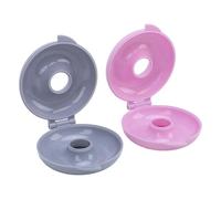 LUCKDANO Teglia per Ciambelle Ciambella 2 Pezzi Teglia Rotonda per Ciambelle per in ABS per, Bagel e Altro Fai-da-te Facili - Strumento Perfetto per la Cottura in