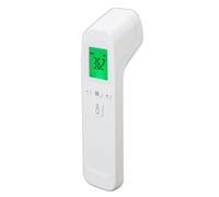 LUCKDANO Termometro Frontale, Termometro Digitale Touchless a Infrarossi con Schermo HD per Adulti, Bambini e Neonati, Materiale ABS Bianco