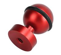 LUCKDANO Testa a Sfera della Fotocamera Subacquea, Testa a Sfera per Immersioni per Immersioni per con Lega di Alluminio Leggero per (rosso)