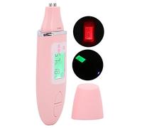 LUCKDANO Tester per l'umidità della Pelle Penna per Analizzatore della Pelle con Display LCD 10 Funzioni di Memoria Rilevamento Dell'agente Fluorescente per il Viso, le, il Corpo, il (Rosata)