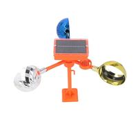 LUCKDANO Uccelli Alimentati Ad Energia Solare Gli Uccelli Riflettono Deterrente - Spaventapasseri Visivo Colorato con Prisma Rotante e Segnali Sonori - Efficace Repellente per da Esterno per Giardini,