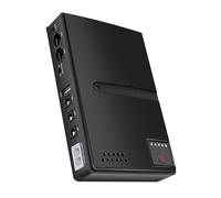 LUCKDANO UPS di backup portatile per router, fotocamera e modem, mini UPS con monitoraggio intelligente per dispositivi Wi-Fi e MP3/MP4, spina UE
