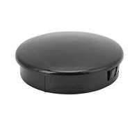 LUCKDANO Volante per Barca Tappo Centrale per Volante in PC Nero da 2,75 Pollici per Accessori per Barche Marine - Design Ad Alta Resistenza e Durevole