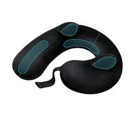 LUCKGONI Cuscino cervicale gonfiabile morbido premio per il viaggio con design ergonomico e chiusura regolabile