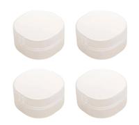 LUCKGONI Organizzatori di immagazzinaggio trasparenti del supporto del cotone cosmetico quadrato con coperchio sicuro per il bagno Vanity Travel Essential