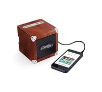 Luckies of London Smartphone Speaker - Cassa Altoparlante con Cavo AUX Compatibile con iPhone, Android e Altri cellulari - Marrone