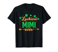 Luckiest Mimi Ever Matching Family St Patrick’s Day Maglietta