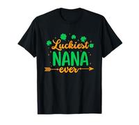 Luckiest Nana Ever Matching Family St Patrick’s Day Maglietta