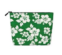 Luckily&Day Borsa cosmetica da donna con stampa floreale hawaiana borsa da viaggio alla moda con grande regalo per donne, nero, taglia unica, Nero, One Size