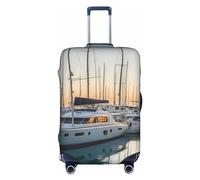 Luckily&Day Copertura elastica per bagagli da golf e yacht club (per 45,7-81,3 cm), Bianco, Medium