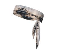 Luckily&Day Fascia per capelli da golf, yacht club, con stampa, per calcio, motociclisti, yoga, corsa