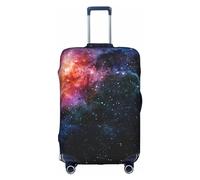 Luckily&Day Galaxy in The Universe - Copertura elastica per bagagli da viaggio (per 18-32 pollici), Bianco, Small