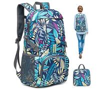 Luckits Zaino Ripiegabile, Zaino Pieghevole Ultraleggero da 35 Litri per Uomo Donna Resistente all'Acqua Escursionismo Zainetto Design Riflettente Sicuro da Passeggio per Campeggio all'aperto