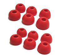 Luckvan - Auricolari in silicone per auricolari Beats Studio Buds, 6 paia di auricolari LMS rosso