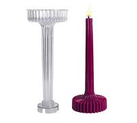 Luckxing Stampo Candela Cilindro | Geometric Gear Stampi per Candele - Stampo per pilastro Creativo per colata di Resina epossidica, Candele per aromaterapia Fai-da-Te