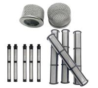 LUCKXUANYUAN Set di filtri spray airless 244067 181072 287032 di ricambio per spruzzatore di vernice Graco 695 795 1095 1595 3900 5900 7900, filtro a paglia, filtro interno pompa e filtro pistola