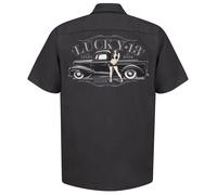 Lucky 13 Camicia da lavoro Cisco Nero S Nero