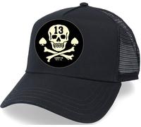 Lucky 13 Cappello Pirate Skull - Trucker Hat Einheitsgröße Nero