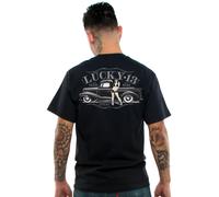 Lucky 13 Cisco Kid Hot Rod Cars Rockabilly Pinup Biker Tattoos T Shirt LM1000CI