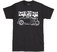Lucky 13 Giunche Not Dead Punk Gotico Hot Rod Auto Motociclista Tatuaggi T Shirt