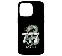 Lucky 777 Dragon Eastern Art Spiritual 7 luglio 2025 Design Custodia per iPhone 14 Pro Max