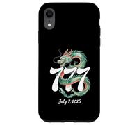 Lucky 777 Dragon Eastern Art Spiritual 7 luglio 2025 Design Custodia per iPhone XR