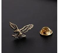 Lucky angel 1 Pezzo Vestito da Cerimonia Nuziale Piccola Aquila Accessorio in Metallo Spilla da Uomo Pin, Bronze Color