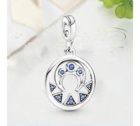 Lucky angel Gran oferta, pulsera de eslabones delgados de Plata de Ley 925 para Mujer, Compatible con abalorios originales, Regalo de joyería