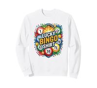 Lucky Bingo Gioco Giocatore Citazione Questo è Il Mio Fortunato Bingo Felpa