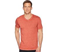 Lucky Brand Venice Burnout V-Neck Tee Shirt T, Bossa Nova, XL Uomo