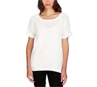 Lucky Brand Maglietta In Velluto Con Contrasto E Decorazioni Per Donna