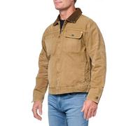 Lucky Brand Men's Corduroy Collar Trucker Jacket Giacca, Legend Khaki, L Uomo
