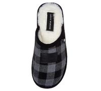 Lucky Brand Pantofole da bambino con motivo scozzese, grigio, 13 Little Kid