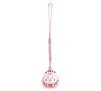 Lucky Cat Bell Charm - Simpatico ciondolo a forma di gattino, zaino decorativo per gatti, simbolo di buona e prosperità, campana felice, per borse, borse e portachiavi, vita, Siehe