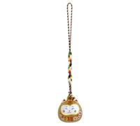 Lucky Cat Bell Charm - Simpatico ciondolo a forma di gattino, zaino decorativo per gatti, simbolo di buona e prosperità, campana felice, per borse, borse e portachiavi, vita, Siehe