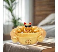 Lucky Cat Statue Creative CATHE Lucky Cat Storage Box per Office Shop Modern
