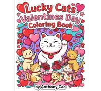 Lucky Cats Valentines Day Coloring Book