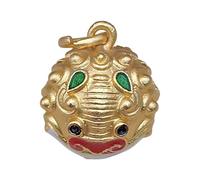 Lucky Charm - Pendente, Prosperity Brass | Funzione di equilibrio energetico protettiva fatta a mano, Prodotto di buona spirituale tradizionale, scenario femminile Gioielli di gioielli Wear a
