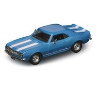 Lucky Die Cast CHEVROLET CAMARO Z-28 1967 BLUE W/WHITE STRIPES 1:43
