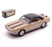 Lucky Die Cast CHEVROLET CAMARO Z-28 1967 GOLD WITH BLACK STRIPES 1:43