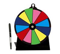 Lucky Draw Roulette - Carta colorata, componente del Forte | Gioco di Stand regolabile con Stand per Raccolte di fondi di Carnevale, Comitato di sezioni scrittori, Accessorio di impegno Marketing