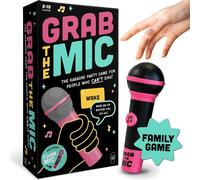Lucky Egg Grab The Mic - Il gioco karaoke per famiglie (8+ anni, 2-10 giocatori) - Gioco da tavolo per cantanti