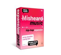 Lucky Egg Misheard Music: Espansione Hip Hop - Pacchetto di carte aggiuntive per il gioco musicale originale Misheard, 100 carte Hip Hop Lyrical Nonsense, gioco base richiesto