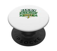 Lucky Energy Only 17 marzo Irish Party Clover St Patricks PopSockets PopGrip Adesivo