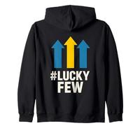 #Lucky Few Tre Frecce Trisomia 21 Sindrome di Down Felpa con Cappuccio