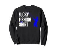 Lucky Fishing Dads Moms Go Carp Bass Fishing Night Fishing Felpa