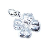 Lucky Four Lear Clover ciondolo in argento sterling .925 x 1 portafortuna
