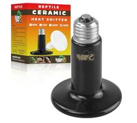 LUCKY HERP Terrarium Lampada di calore per rettili tartarughe ceramica 150W E27 lampada di calore ceramica per animali galline tartarughe camoscio barbute cani lucertole, serpenti