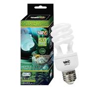 LUCKY HERP UVB lampada terrario, lampada rettile UVA UVB 150, lampada compatta E27 13 W UVB 5.0, adatta per tartarughe, polli, cani, barbagami e altri anfibi e rettili