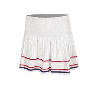 Lucky in Love Long Berry Smocked Gonna Donna bianco, Taglia: XL
